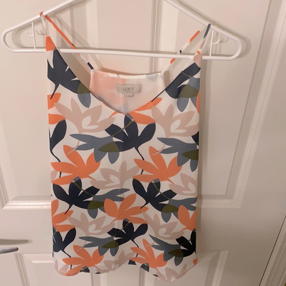LOFT floral print top